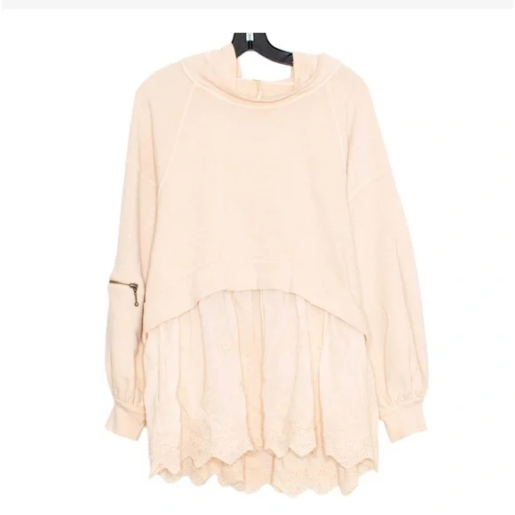 COPY - COPY - Free People Sweet Streets Hoodie 22” P2P XS - Picture 7 of 8